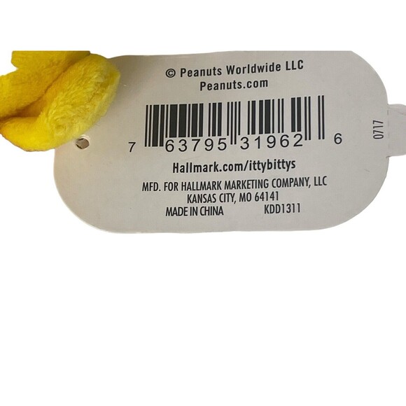 Hallmark Itty Bittys Peanuts HOLIDAY WOODSTOCK Christmas Brand New With Tags - Picture 4 of 16